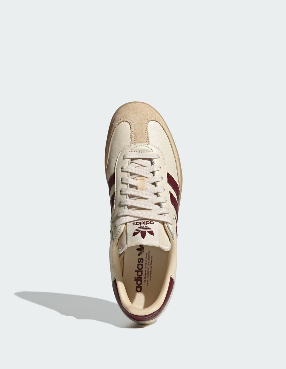 adidas Samba OG Beiges y Burdeos Mujer JS3830