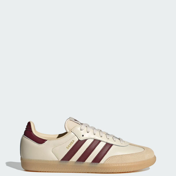 adidas Samba OG Beiges y Burdeos Mujer JS3830