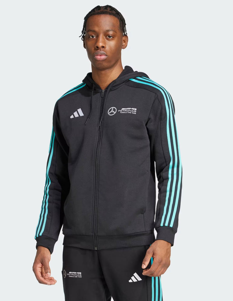 Chaqueta con Capucha adidas Mercedes-AMG Petronas Fórmula I Team Negra Hombre