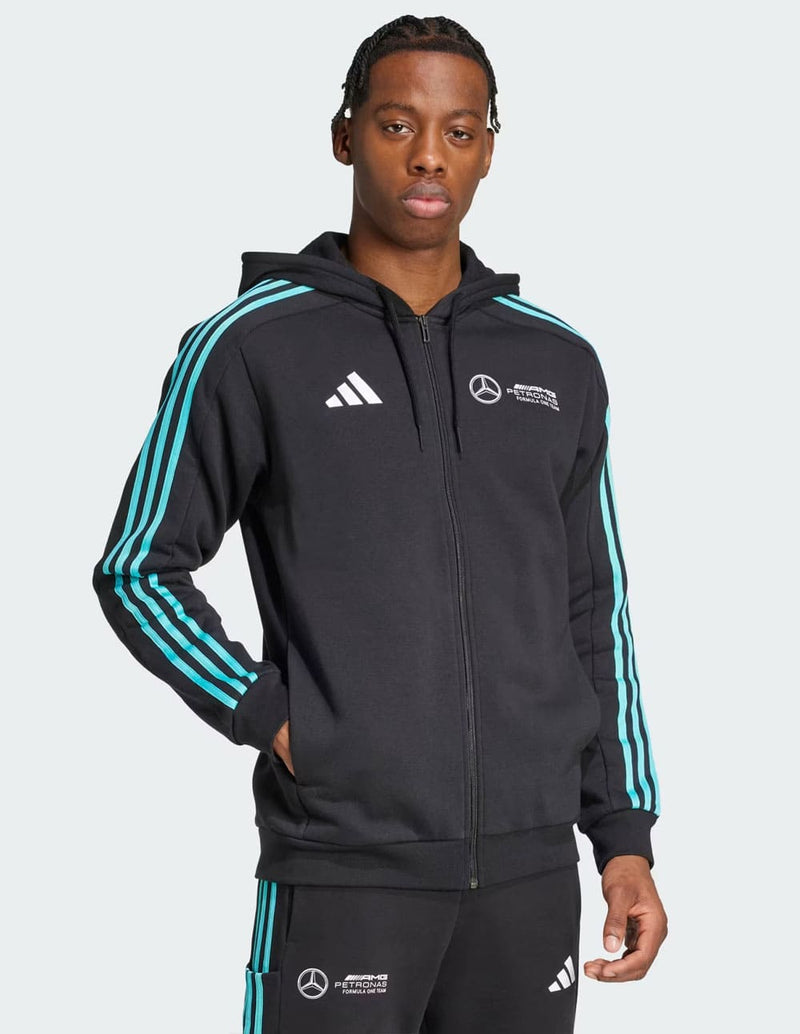 Chaqueta con Capucha adidas Mercedes-AMG Petronas Fórmula I Team Negra Hombre