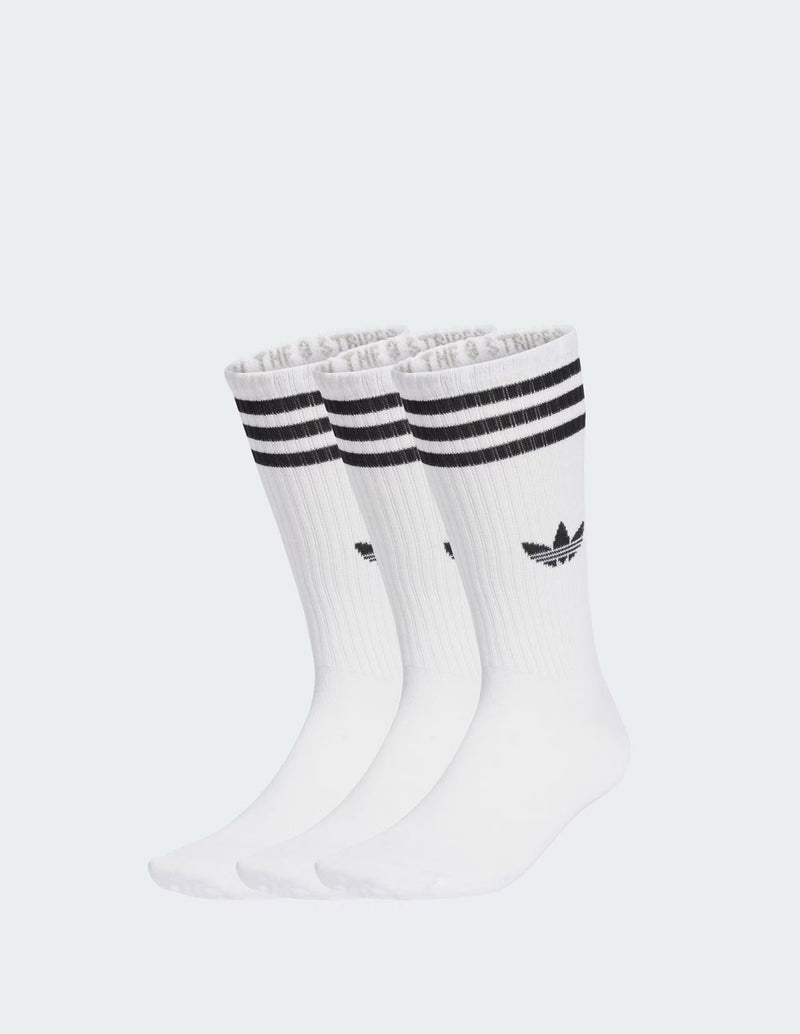 Calcetines adidas Classics High 3 Bandas Blancos 3 Pack Unisex