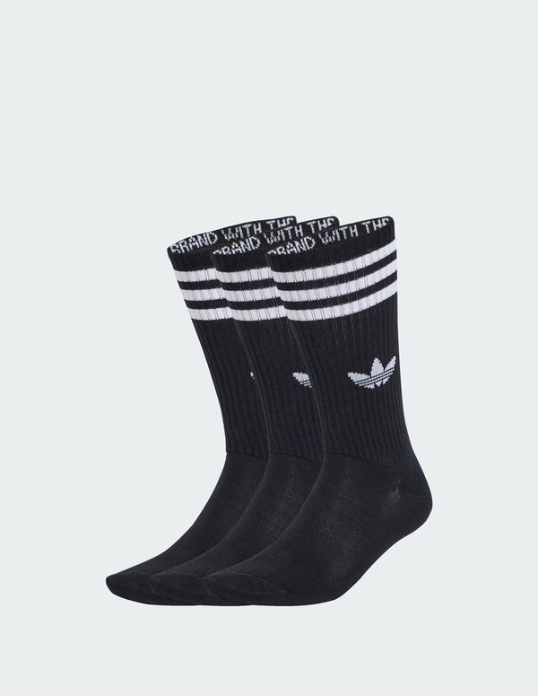 Calcetines adidas Classics High 3 Bandas Negros 3 Pack Unisex