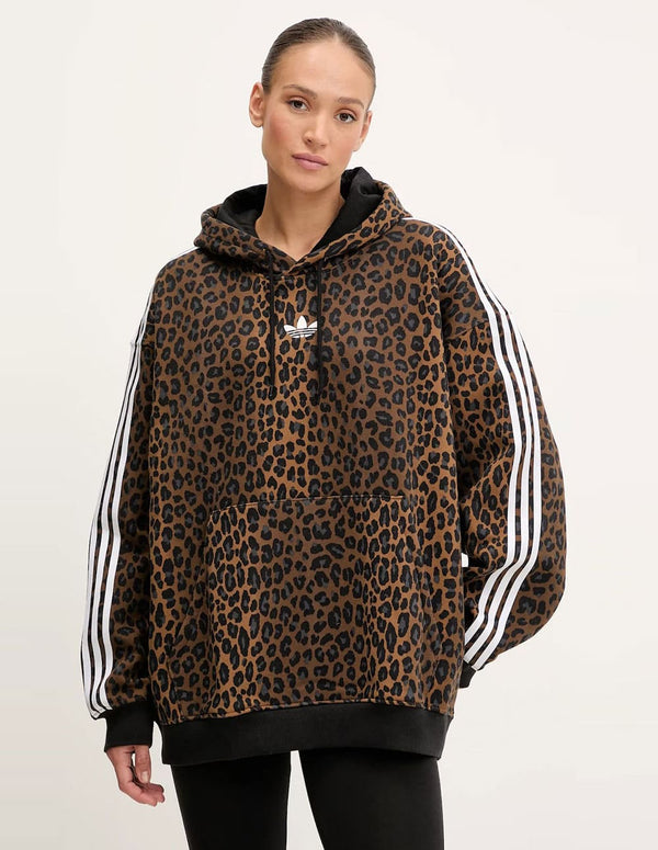 Sudadera con Capucha adidas Graphic Lo Marrón Unisex
