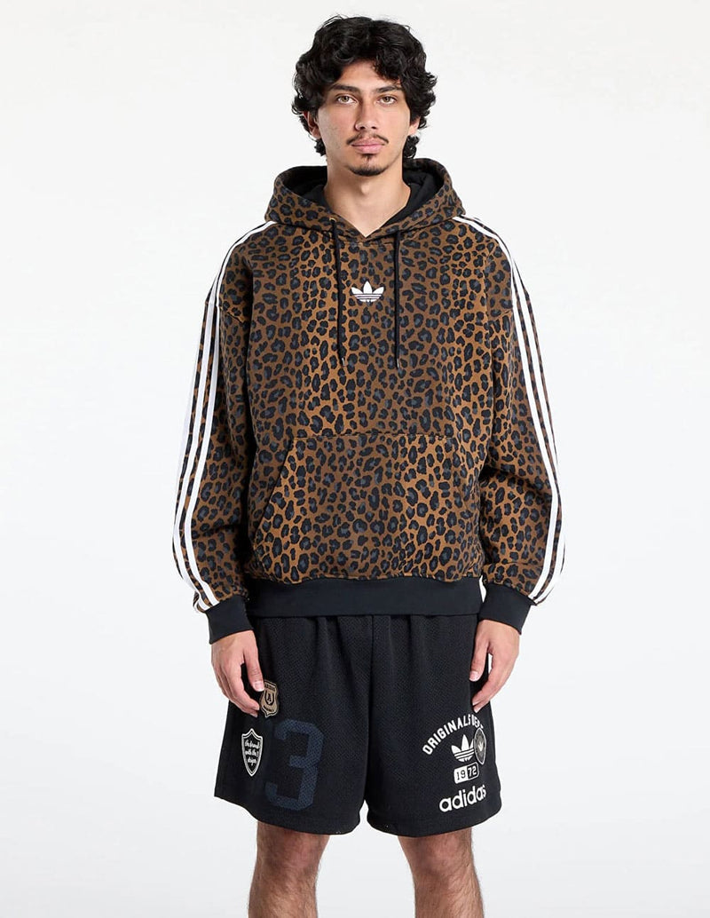 Sudadera con Capucha adidas Graphic Lo Marrón Unisex