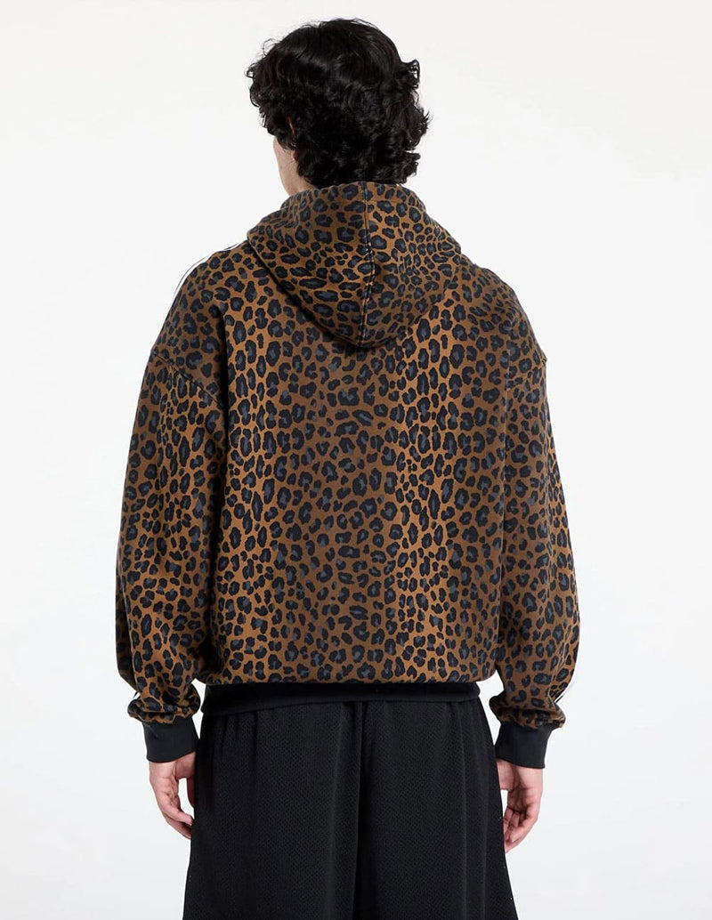 Sudadera con Capucha adidas Graphic Lo Marrón Unisex