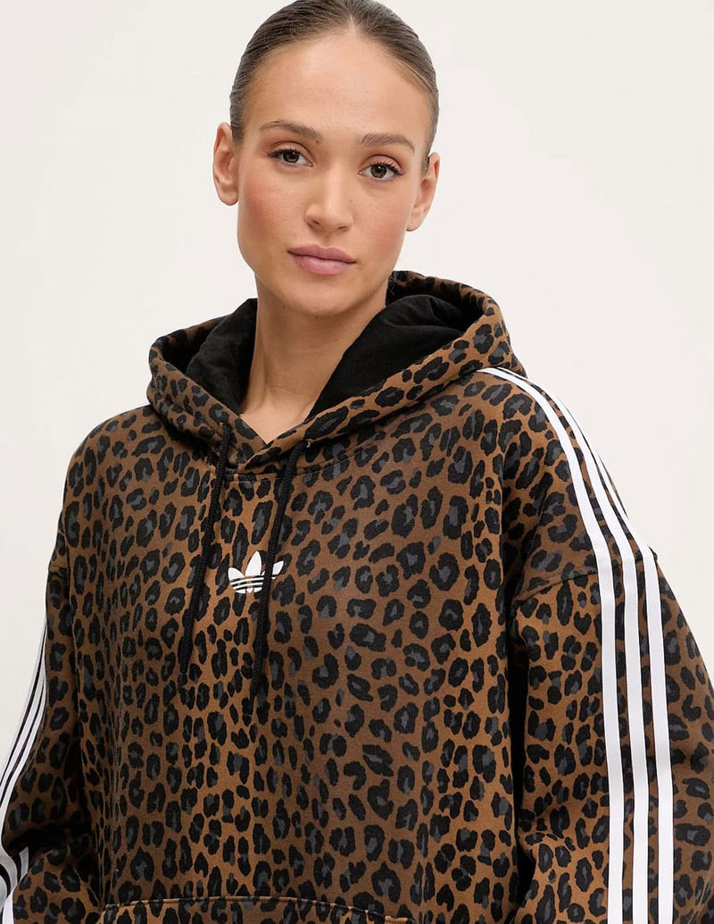 Sudadera con Capucha adidas Graphic Lo Marrón Unisex