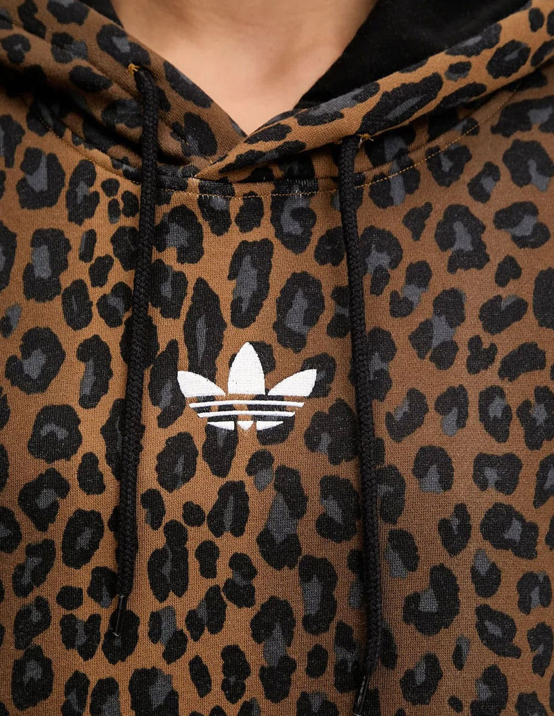 Sudadera con Capucha adidas Graphic Lo Marrón Unisex