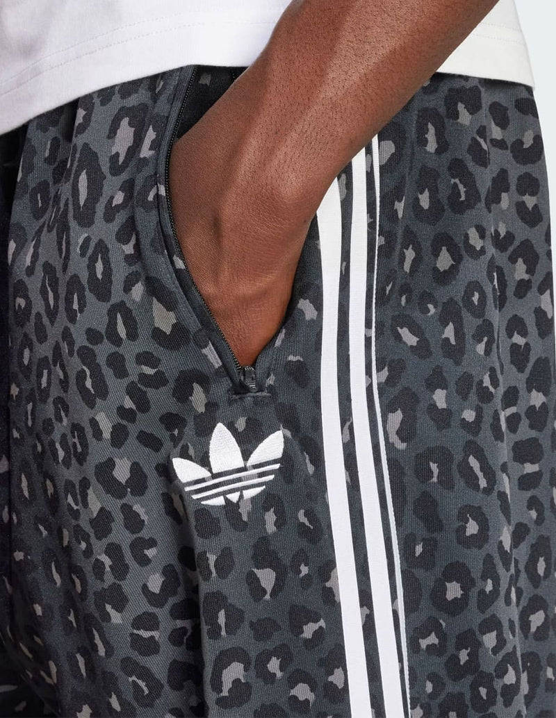Pantalón adidas Firebird Loose Leopard Negro Hombre