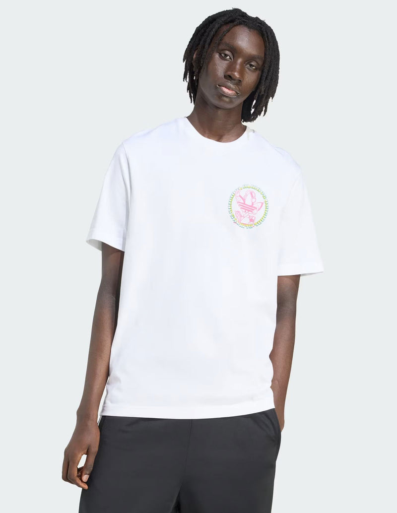 Camiseta adidas Trefoil Series Loose Blanca Hombre