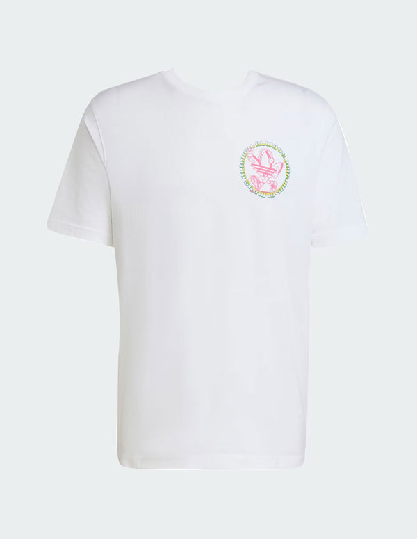 Camiseta adidas Trefoil Series Loose Blanca Hombre