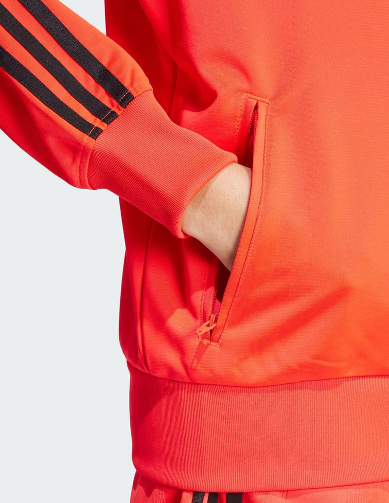 Chaqueta adidas Firebird Roja Mujer