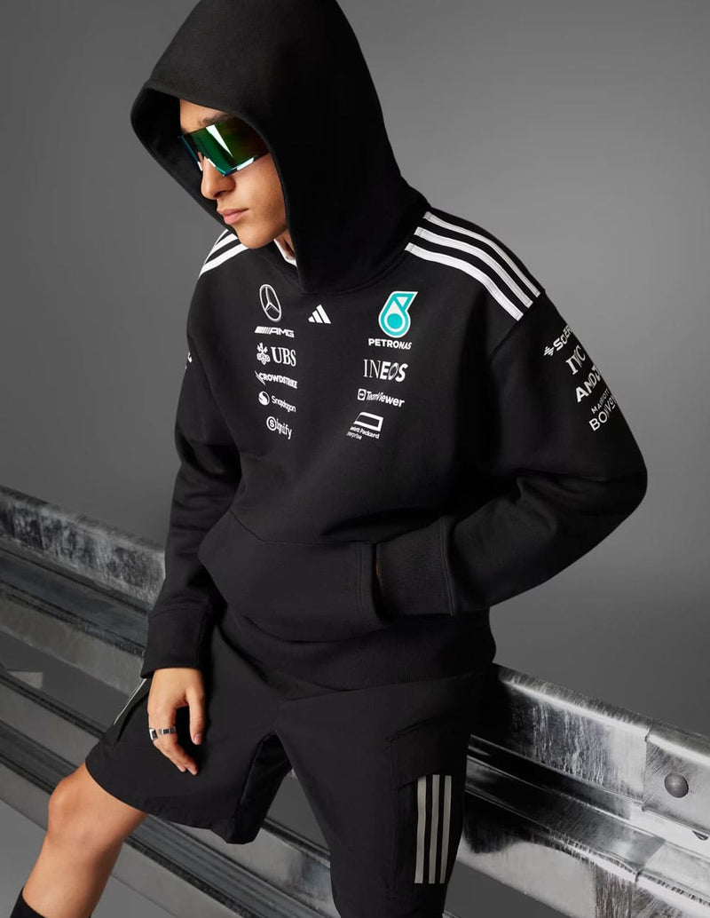 Sudadera con Capucha adidas Mercedes-AMG Petronas Fórmula I Team Negra Hombre