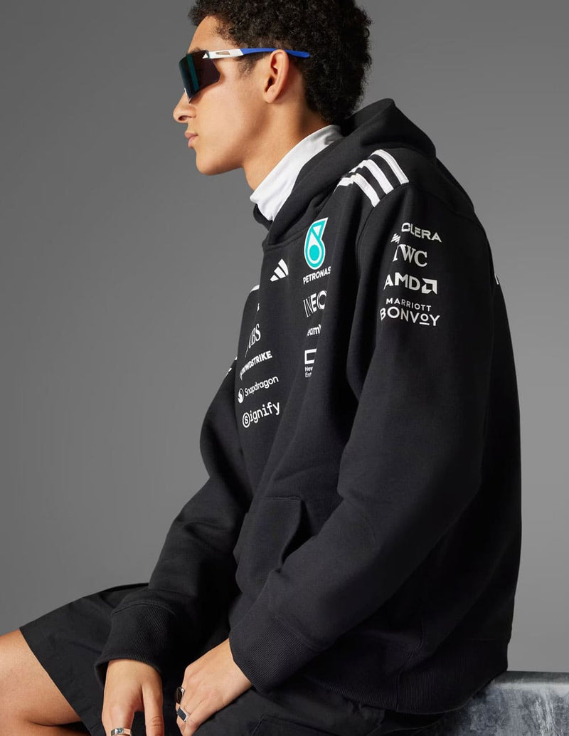 Sudadera con Capucha adidas Mercedes-AMG Petronas Fórmula I Team Negra Hombre