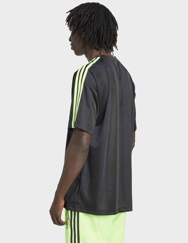 Camiseta adidas Jacquard Negra Hombre