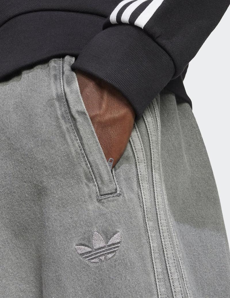 Pantalón adidas Loose Denim Stone Gris Hombre