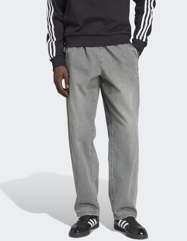 Pantalón adidas Loose Denim Stone Gris Hombre