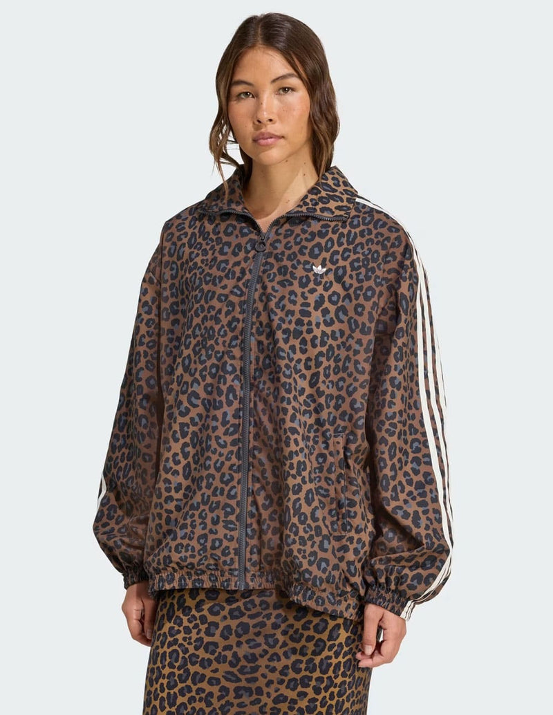 Chaqueta adidas Firebird Leopard Multicolor Mujer