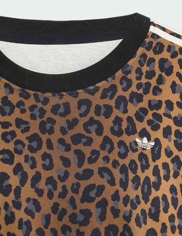 Sudadera adidas Leopard Multicolor Mujer