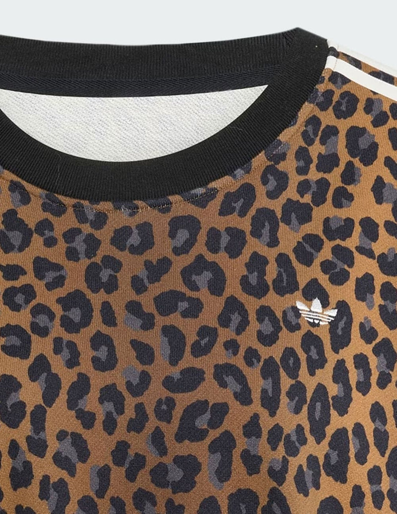 Sudadera adidas Leopard Multicolor Mujer