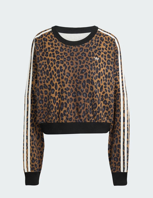 Sudadera adidas Leopard Multicolor Mujer