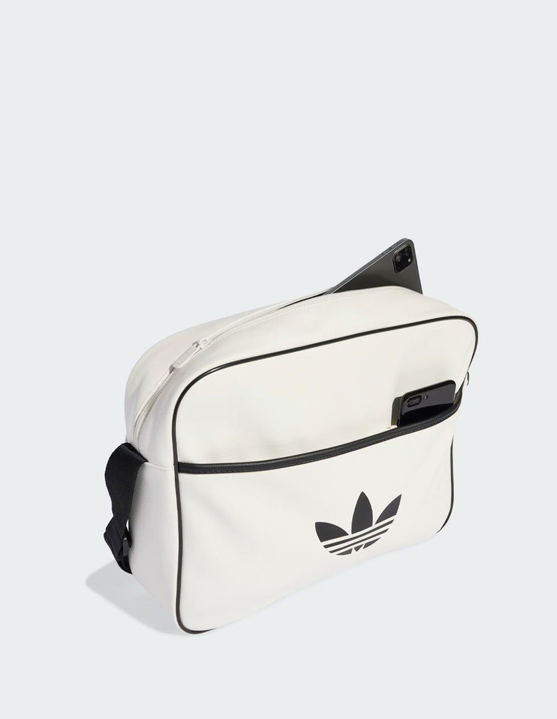 Bolso adidas Airliner Blanco Unisex 30 x 39 x 10