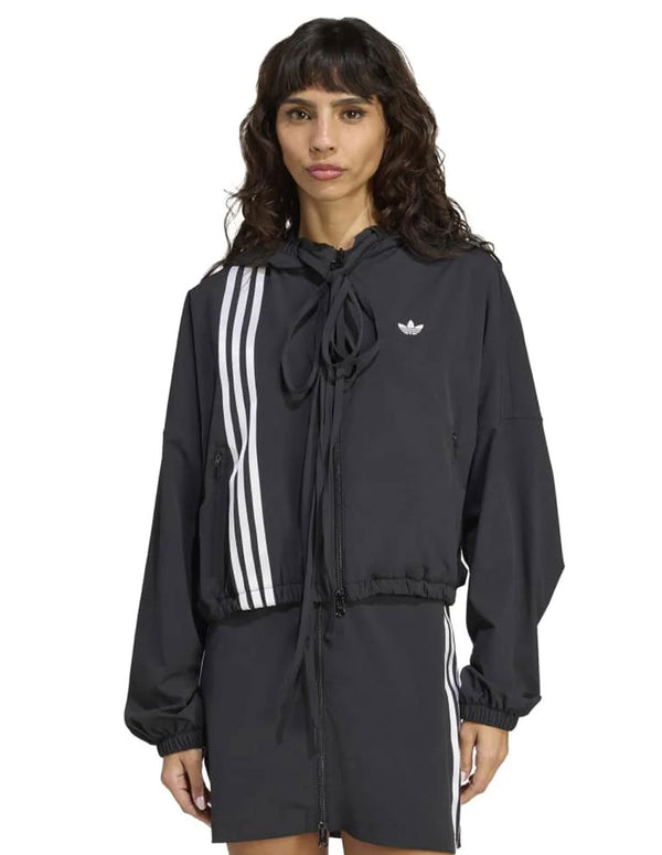 Chaqueta adidas Ribbon Off Placed 3-Stripes Negra Mujer