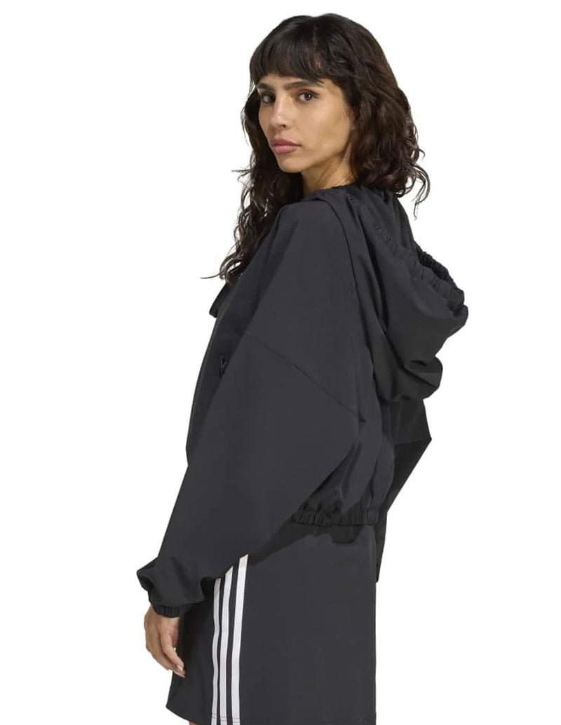 Chaqueta adidas Ribbon Off Placed 3-Stripes Negra Mujer