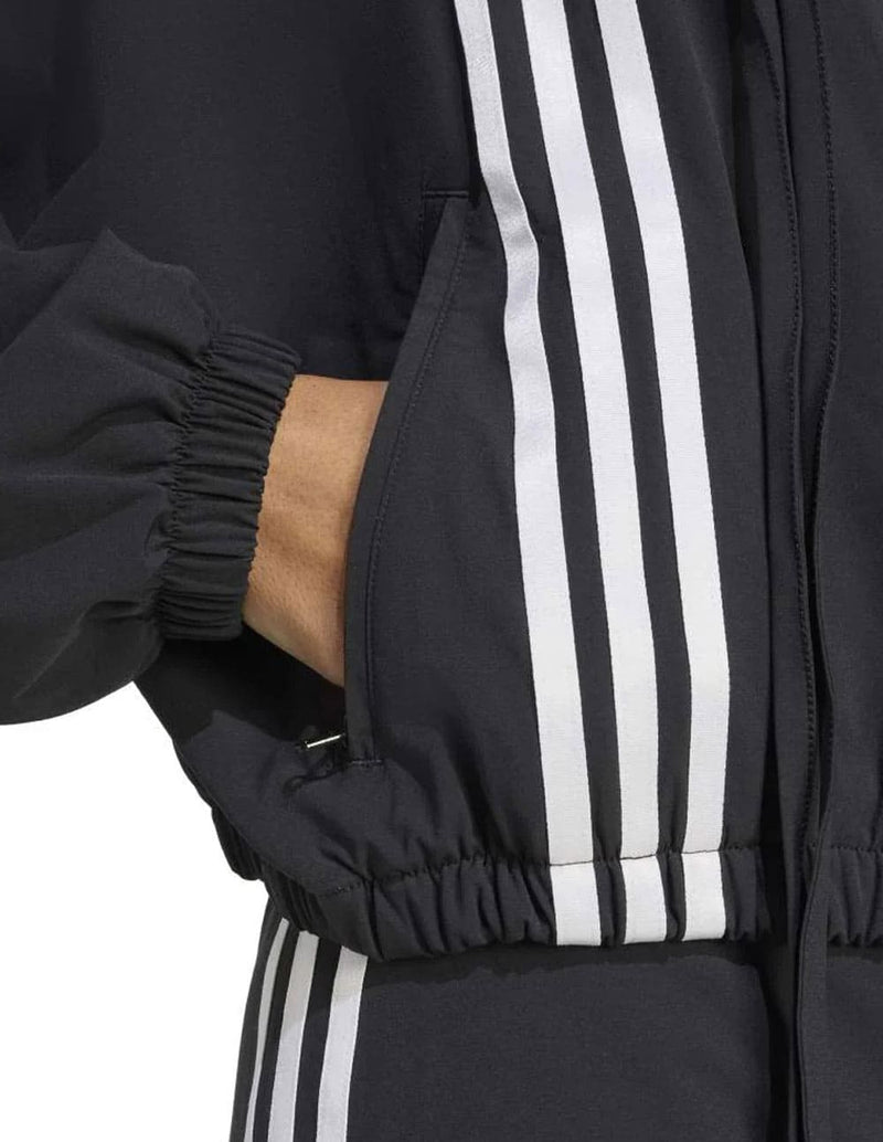 Chaqueta adidas Ribbon Off Placed 3-Stripes Negra Mujer