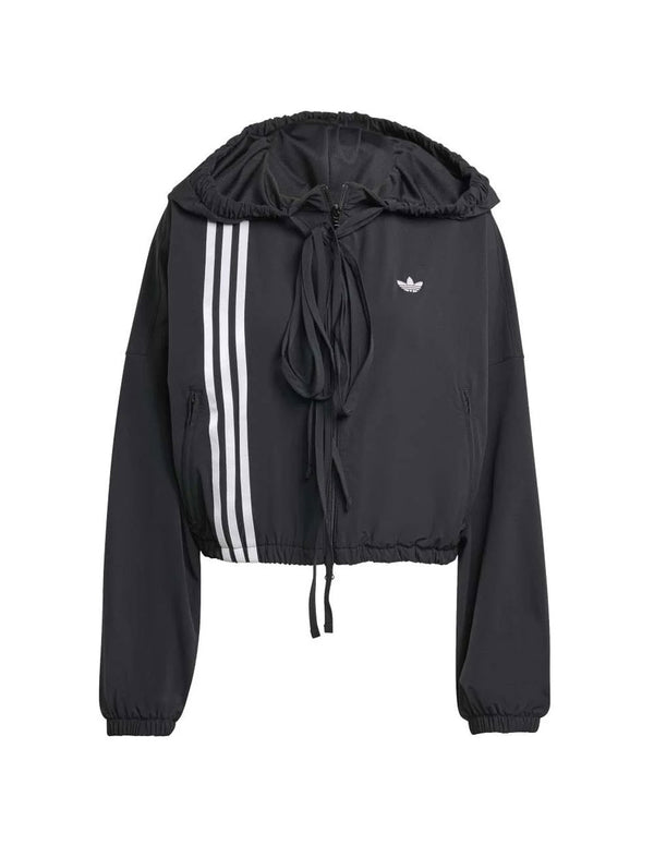Chaqueta adidas Ribbon Off Placed 3-Stripes Negra Mujer