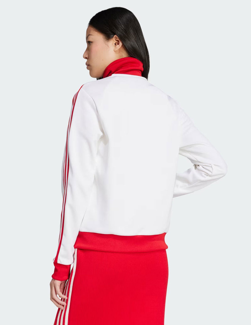 Chaqueta adias Heritage Blanca y Roja Mujer
