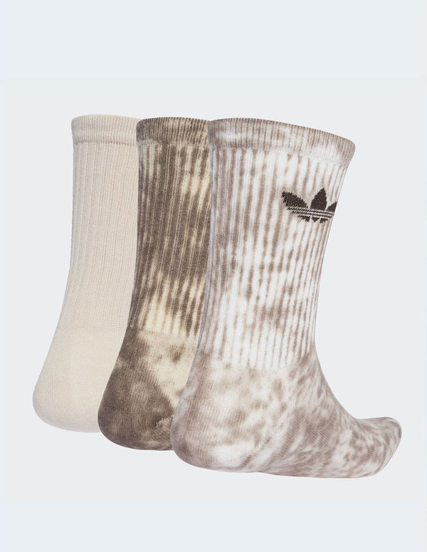Calcetines adidas Tie Dye 3 Pack Marrónes Unisex