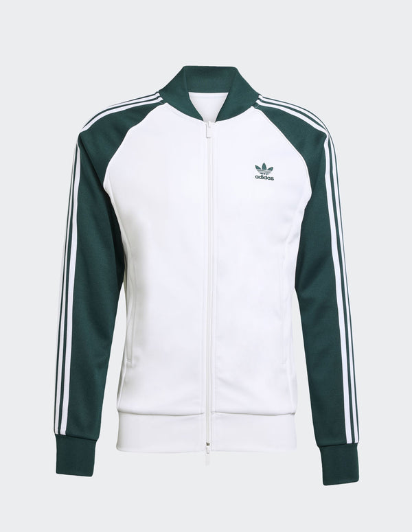 Chaqueta adidas SST Adicolor Classics Blanca y Verde Hombre