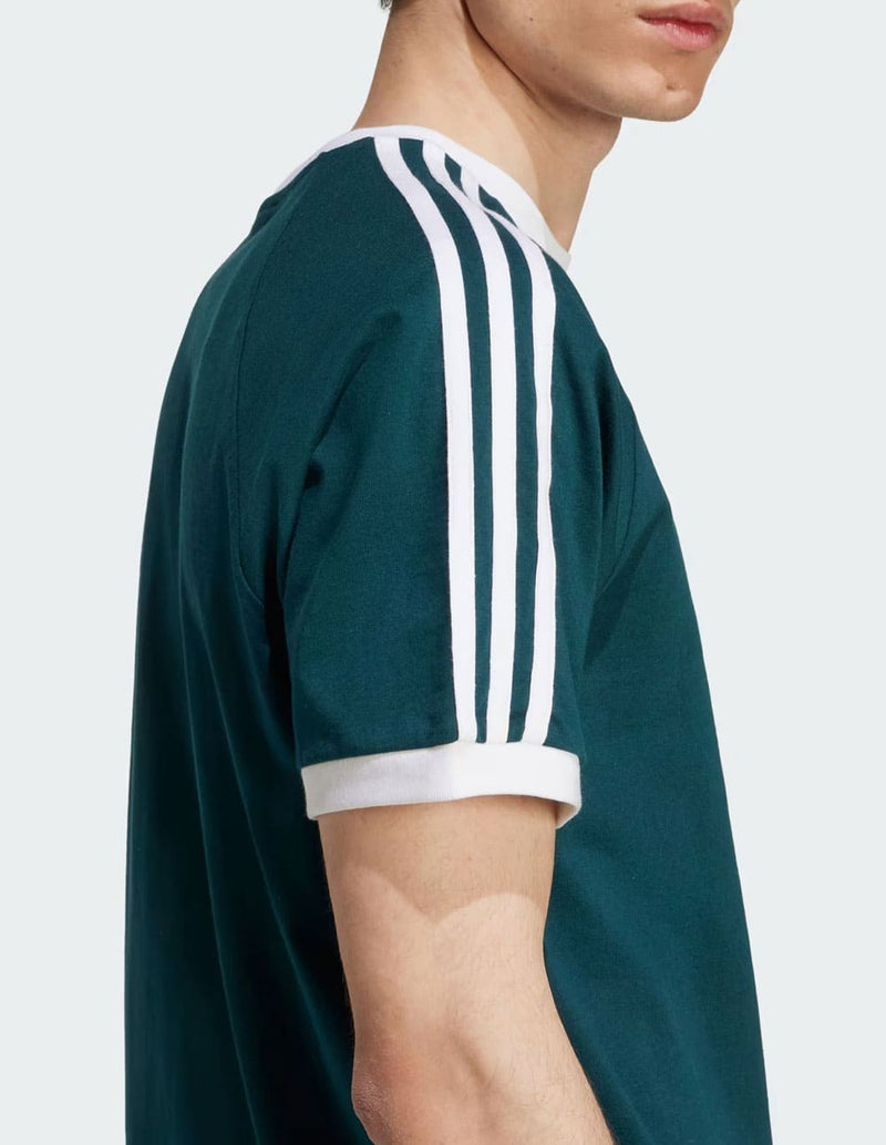 Camiseta adidas Tres Bandas Verde Hombre
