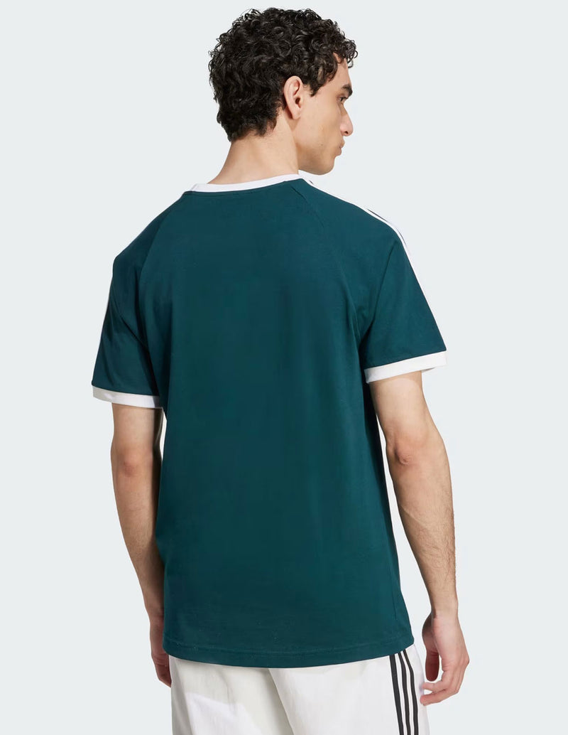 Camiseta adidas Tres Bandas Verde Hombre