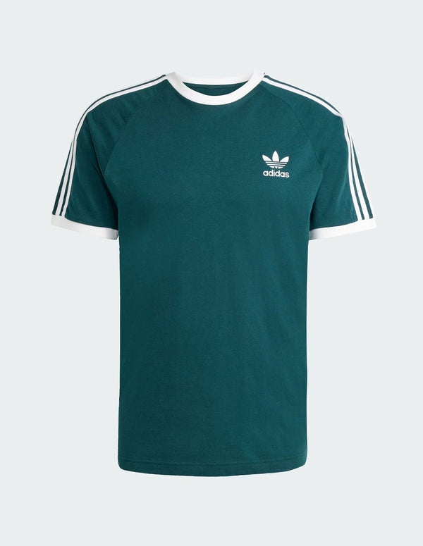 Camiseta adidas Tres Bandas Verde Hombre
