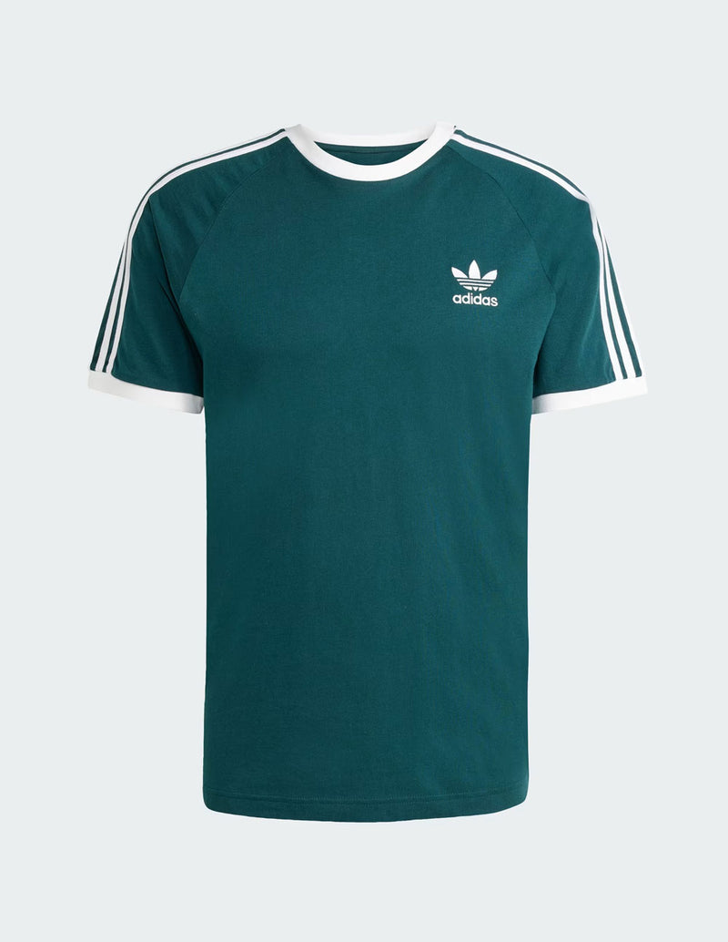 Camiseta adidas Tres Bandas Verde Hombre