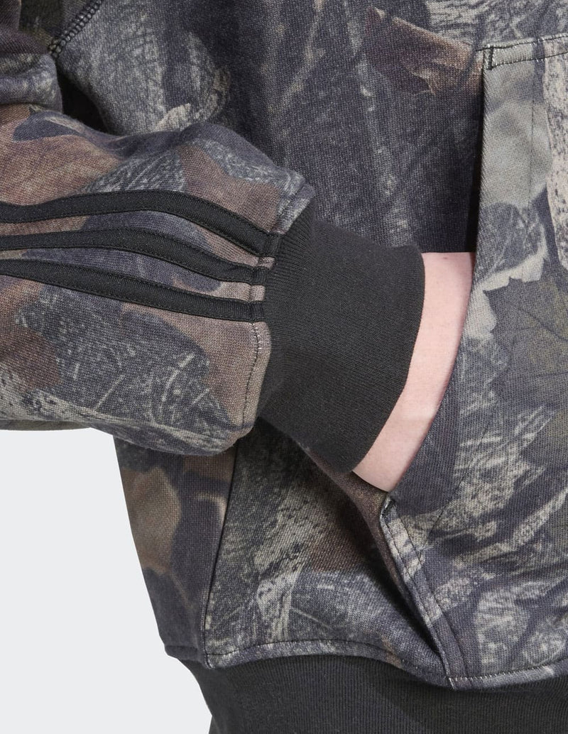 Chaqueta con Capucha adidas Camo Multicolor Hombre