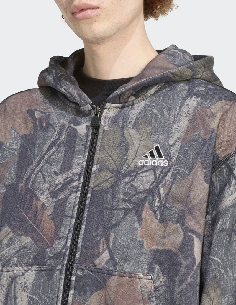 Chaqueta con Capucha adidas Camo Multicolor Hombre