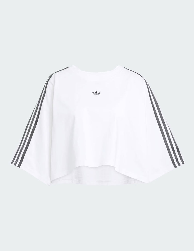 Camiseta adidas Adilenium Season 3 Boxy Oversized Blanca Mujer