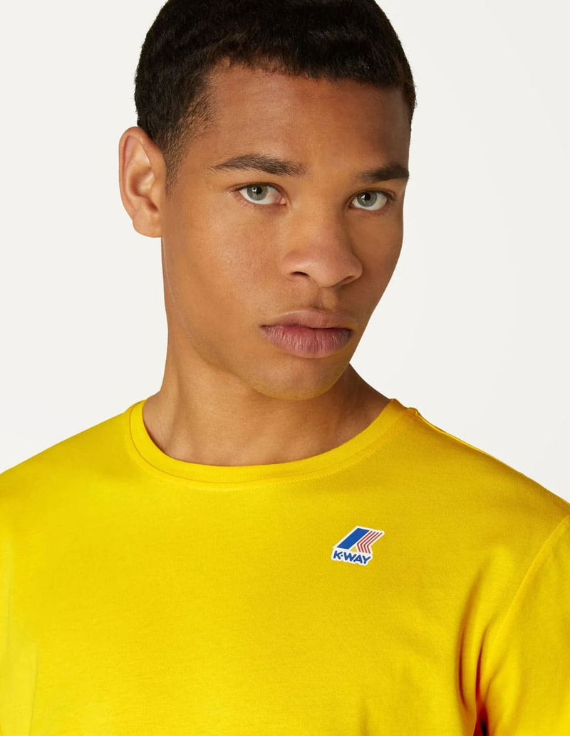 Camiseta K-Way The Vrai Edouard Amarilla Unisex