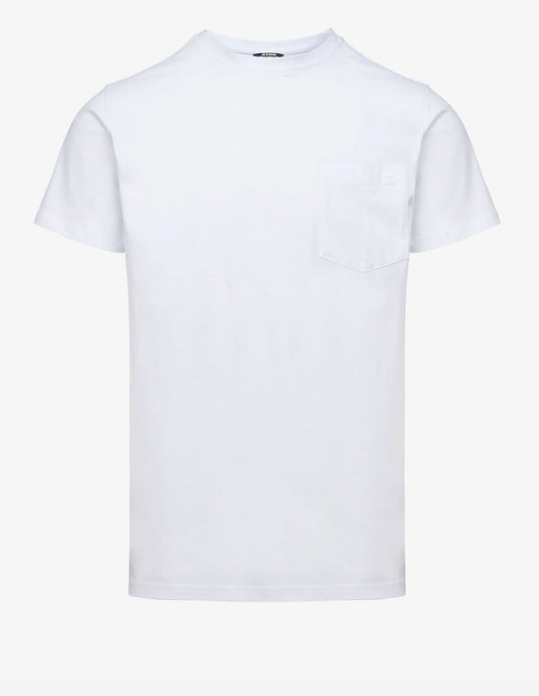 Camiseta K-Way Sigur Blanca Hombre