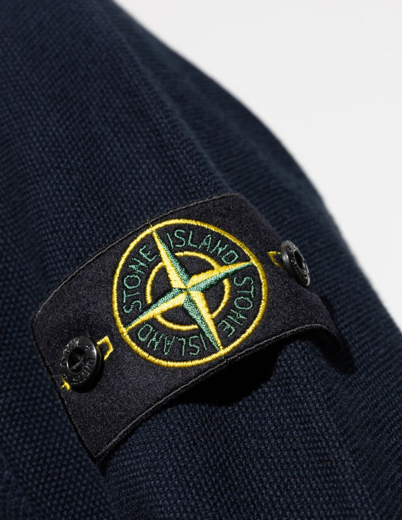 Jersey Stone Island con Logo Azul Marino Hombre