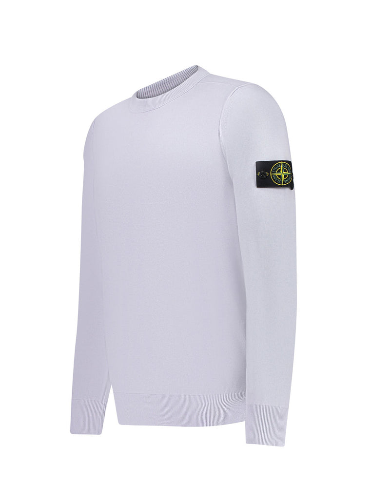 Jersey Stone Island con Logo Morado Hombre