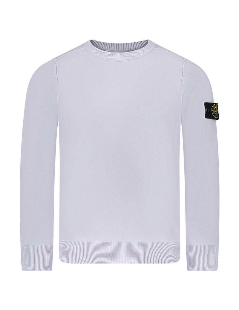 Jersey Stone Island con Logo Morado Hombre