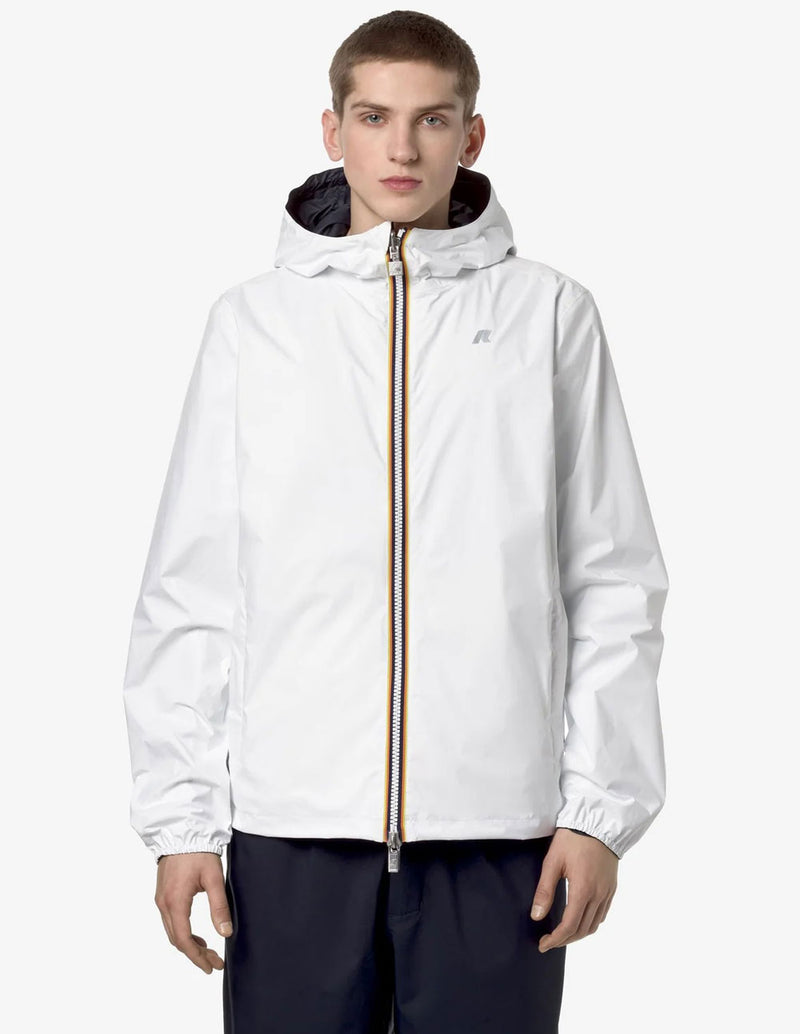Chaqueta K-Way Plus.2 Reversibe Blanca y Azul Hombre