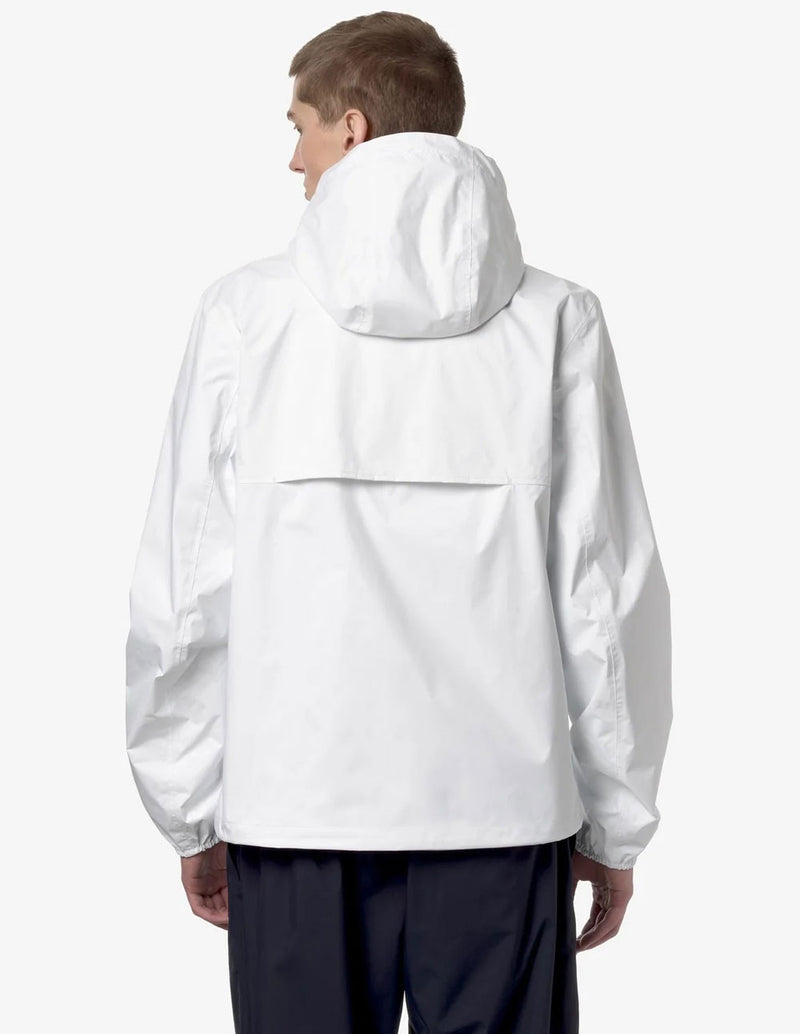 Chaqueta K-Way Plus.2 Reversibe Blanca y Azul Hombre