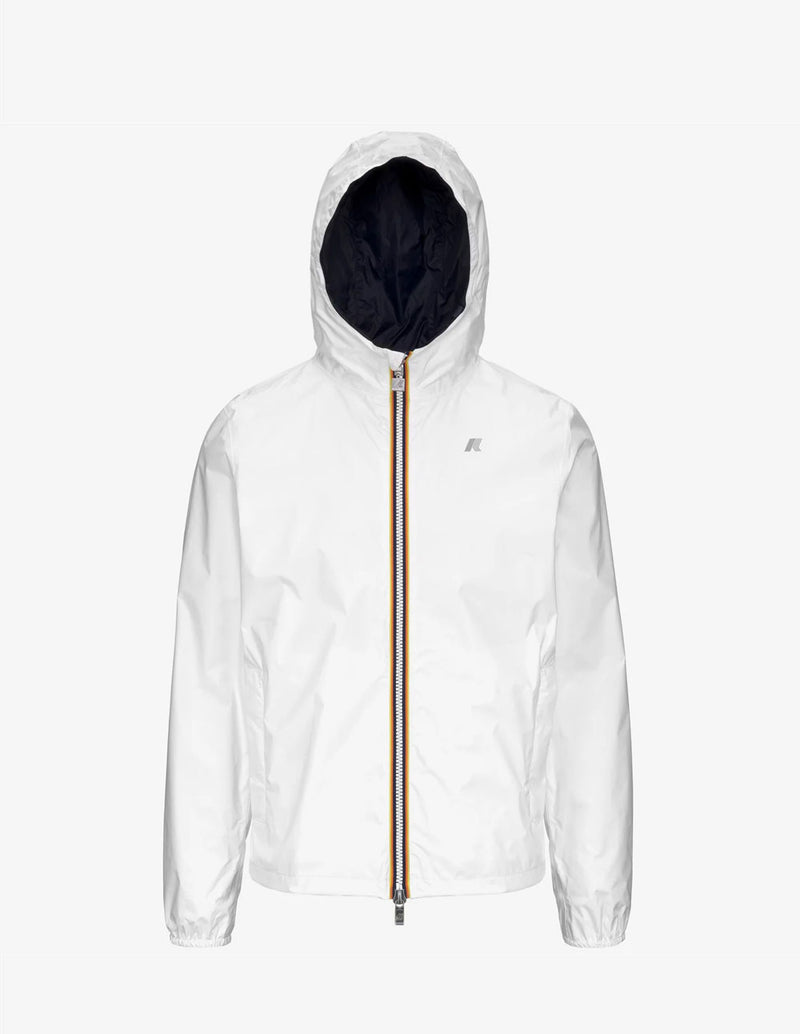 Chaqueta K-Way Plus.2 Reversibe Blanca y Azul Hombre