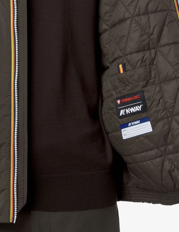 Chaqueta K-Way Valentine Plain Warm Verde Hombre