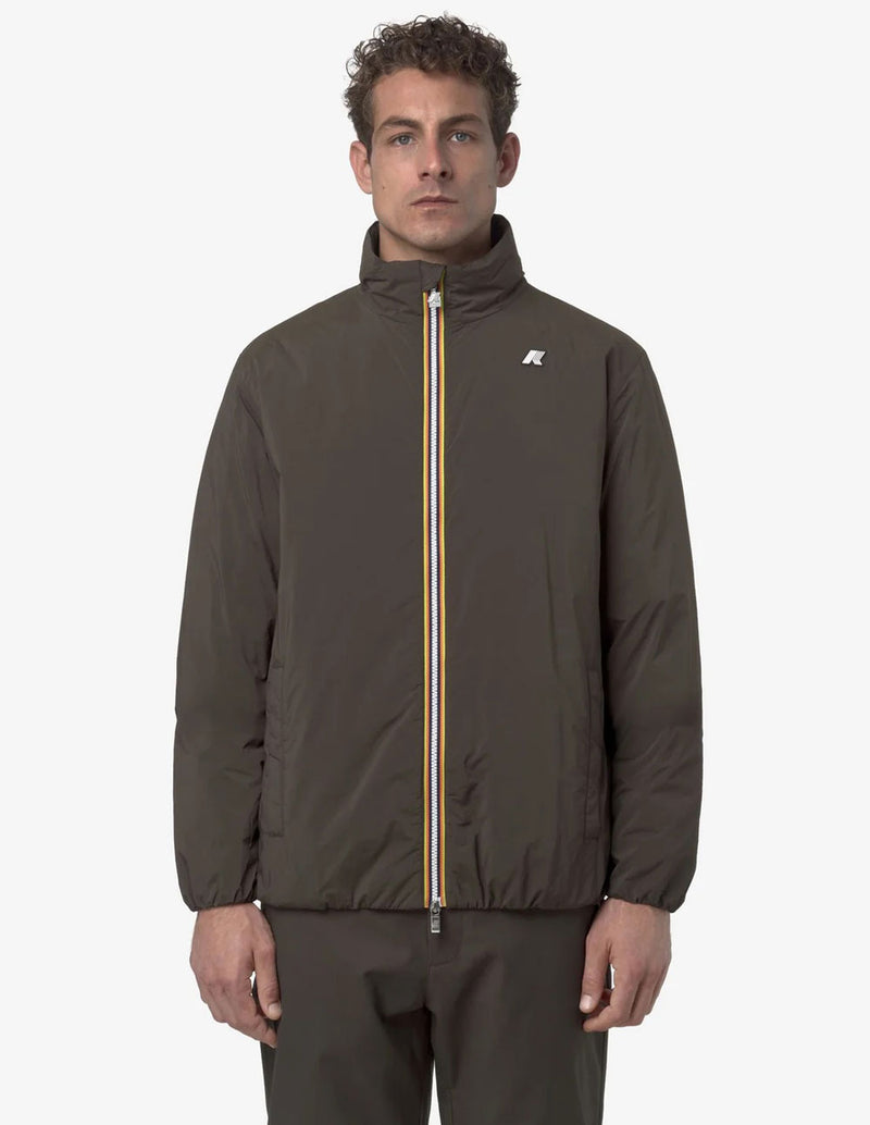 Chaqueta K-Way Valentine Plain Warm Verde Hombre