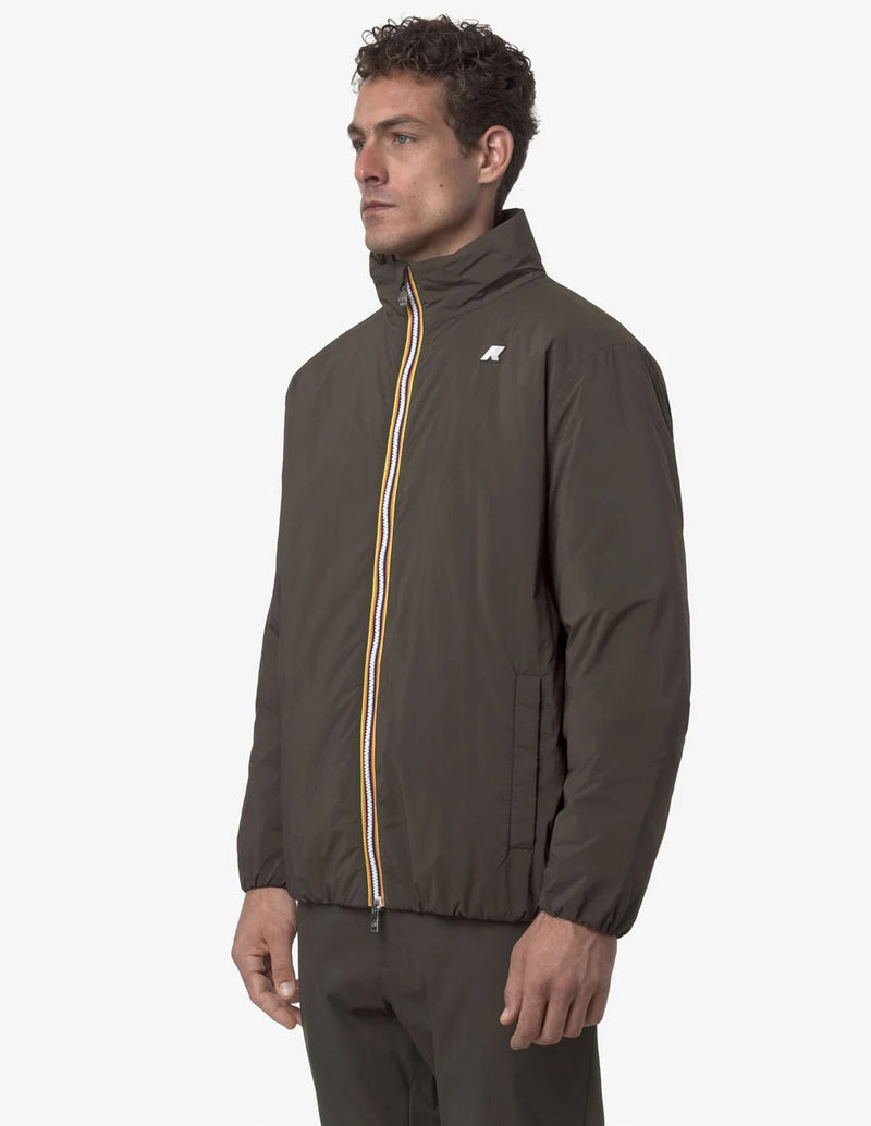 Chaqueta K-Way Valentine Plain Warm Verde Hombre